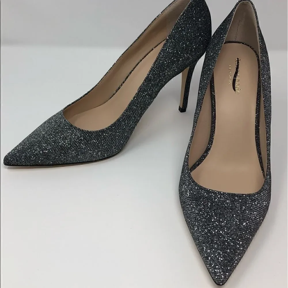 𝅺KATE Spade Vivian Pump smoke sz 8.5